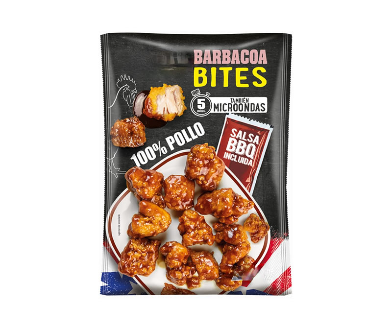 Chicken Bites With Barbecue Sauce (15 x 240gr)