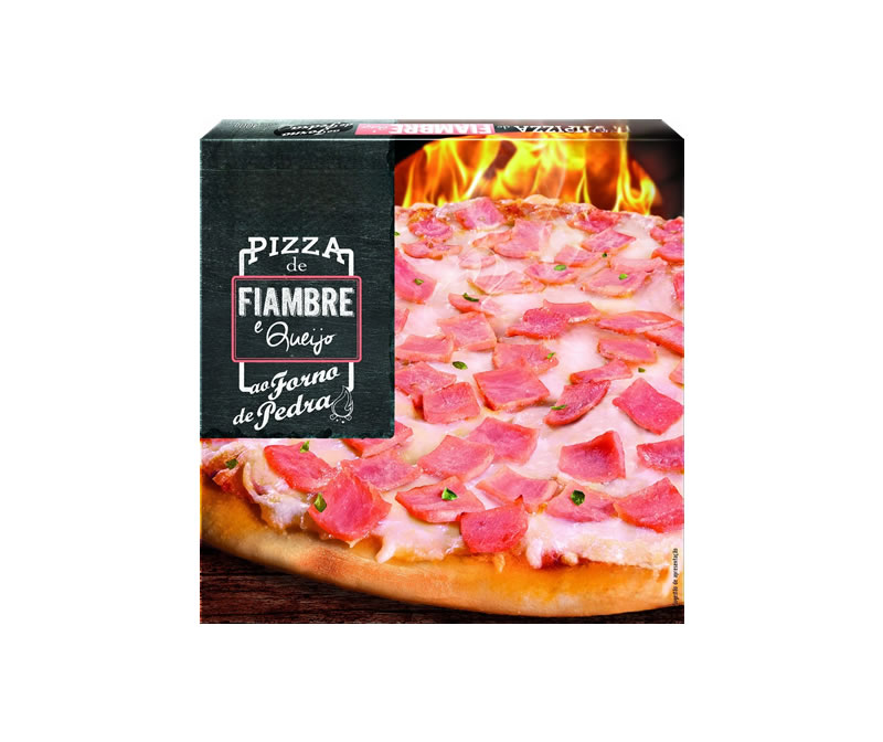 Stone Oven Ham and Cheese Pizza
