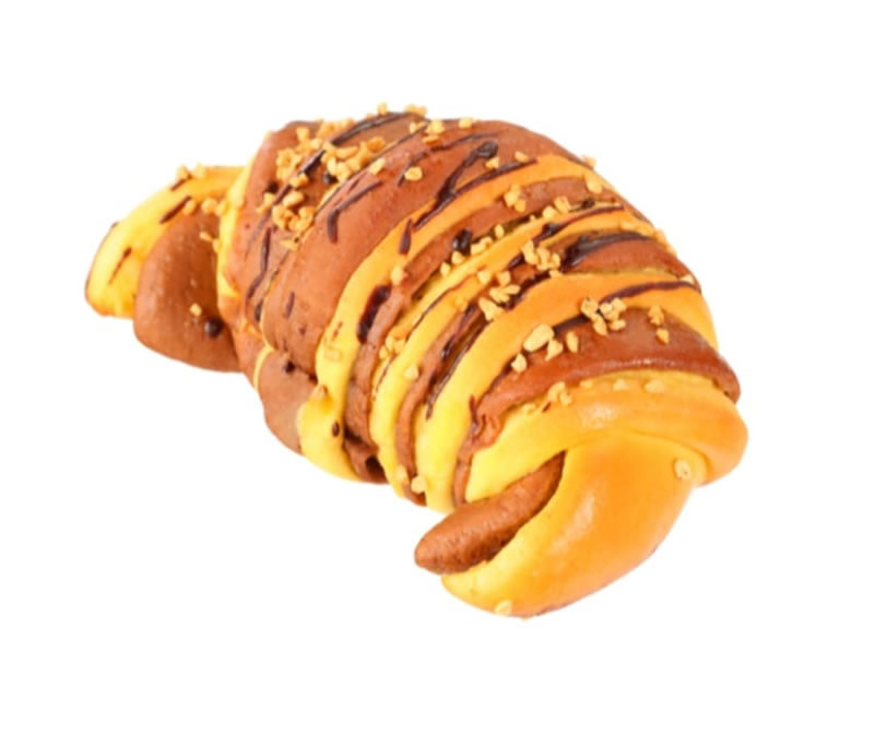 Croissant Brioche Bicolor de Cacau Cozido