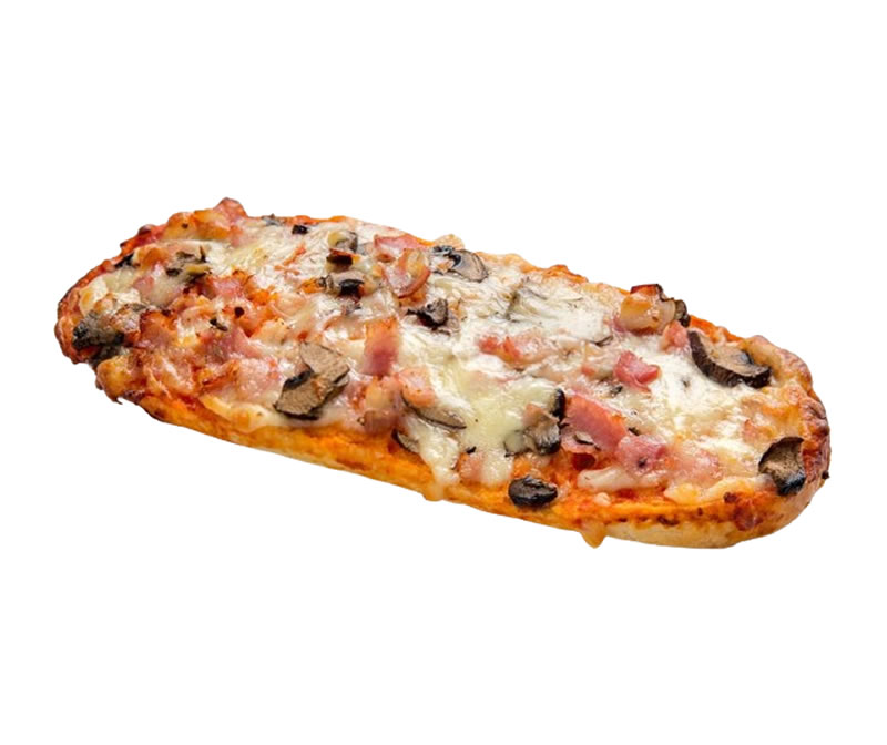 Pan Pizza Tocino Y Portobello